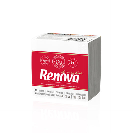 Servilletas Renova 2 Hojas Art De La Table 33 x 33 cm - 90 un - 1 un