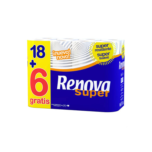 Papel Higiénico Renova Super Prom 18+6 rollos