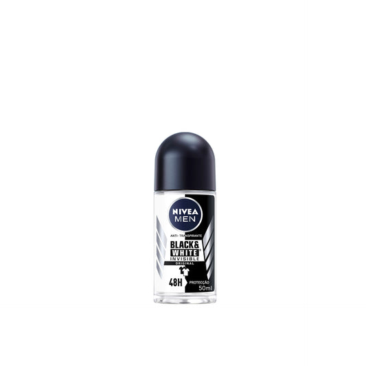 Nivea Men Invisible for Black & White Desodorizante Roll-on Original 50 ml