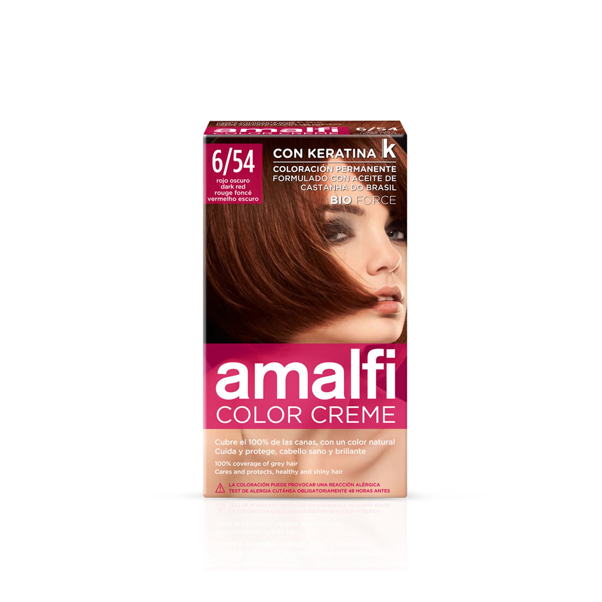 Amalfi Coloración Permanente Rojo Oscuro 6/54