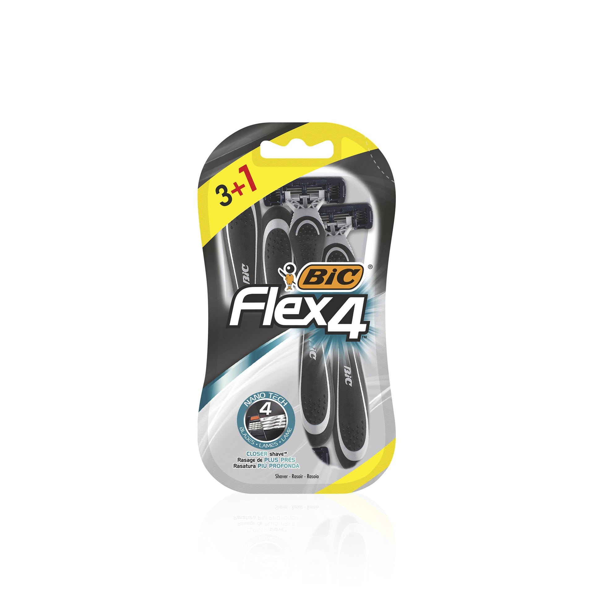 Cuchillas desechables BIC Flex4 - 3 + 1un