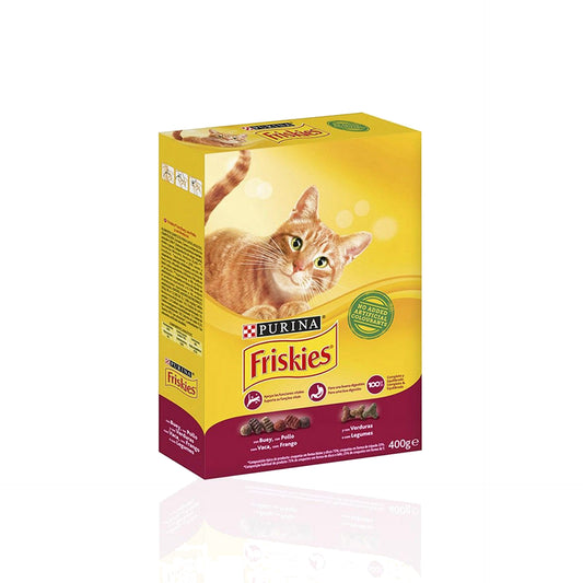 Purina Friskies Gato Seco Carne Vaca e Frango 400 gr