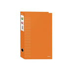 Carpeta archivadora ámbar lomo estrecho naranja