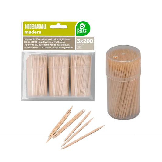Best Palitos Redondos Higiénicos 3 x 200 un