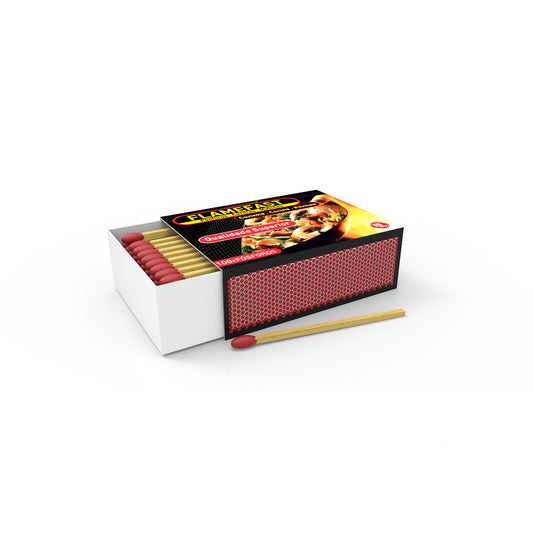 Flamefast Fósforo 100 un - Pack 4 x 100 un