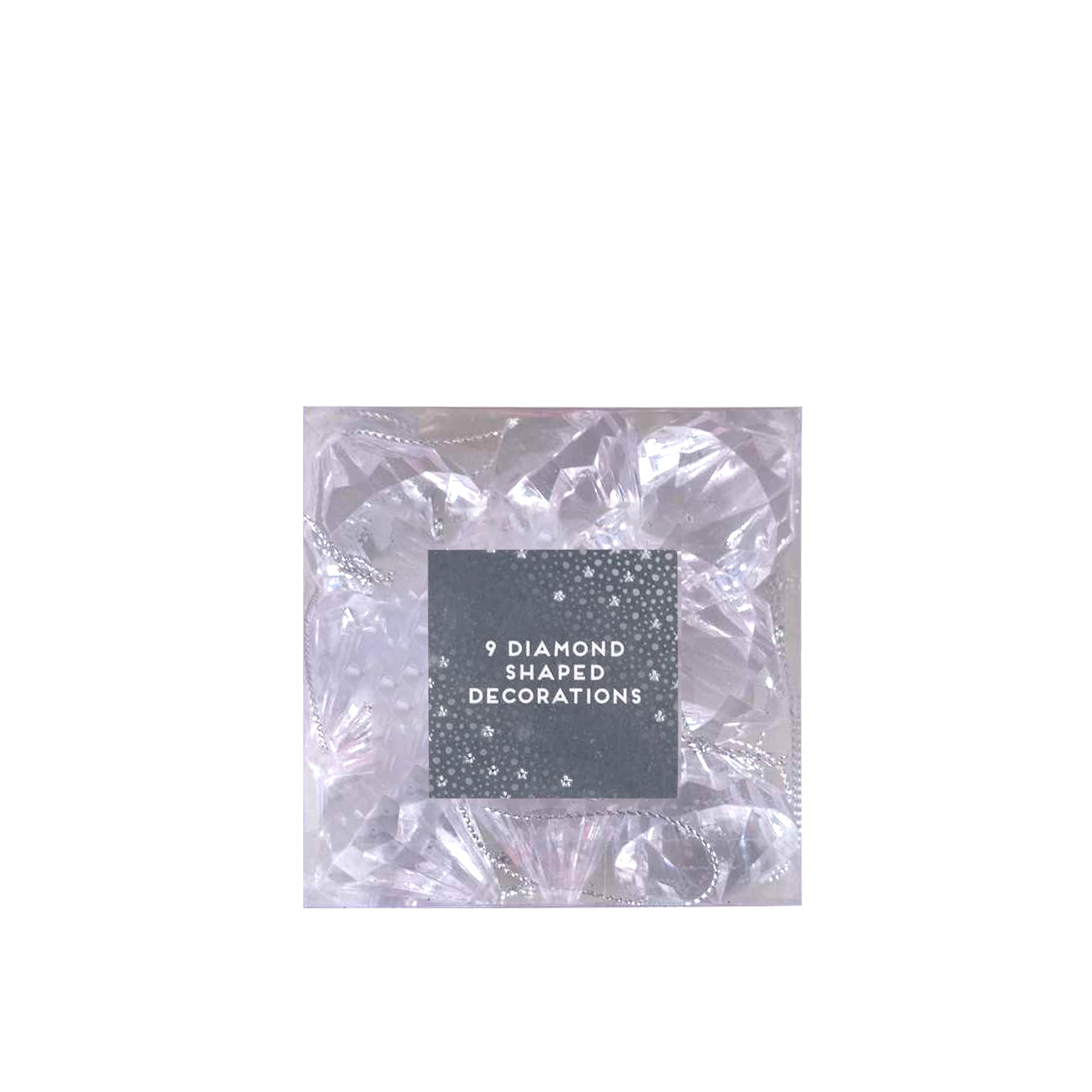 Adorno navideño de diamantes