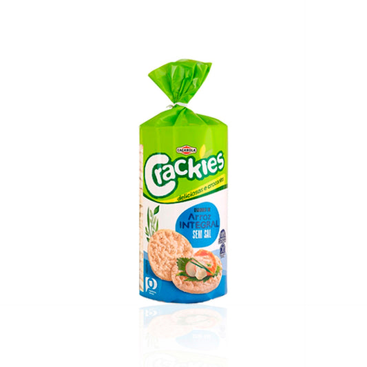 Crackies Arroz Integral s/ Sal 130 gr