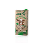 Agros Leite Meio Gordo 1 L — embalagem