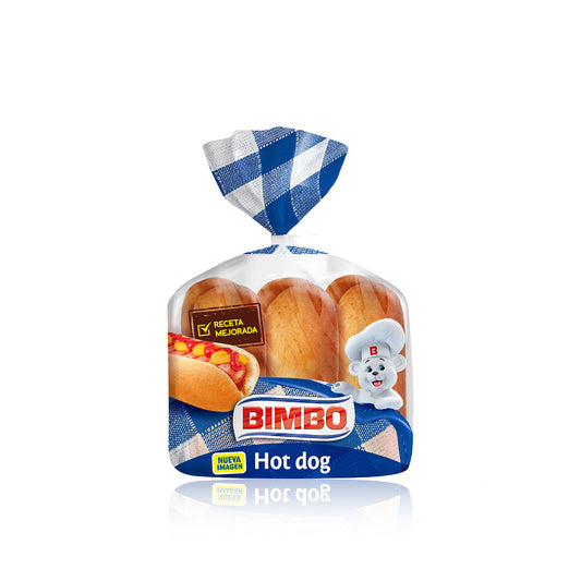 Bimbo Pão de Hot Dog 6 un 330 gr — embalagem