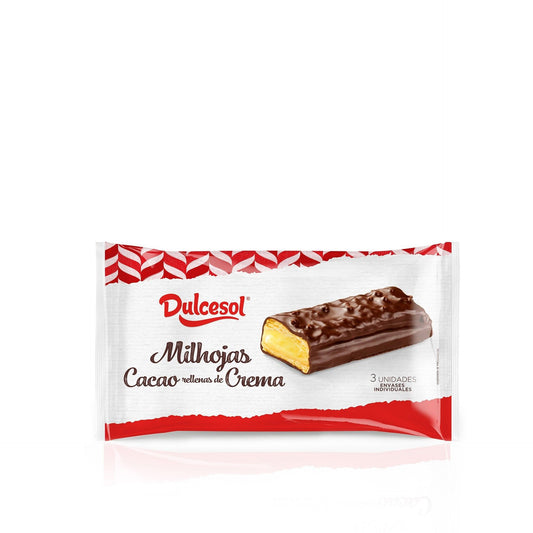 Dulcesol Mil Folhas Cacau com Creme 3 un 150 gr