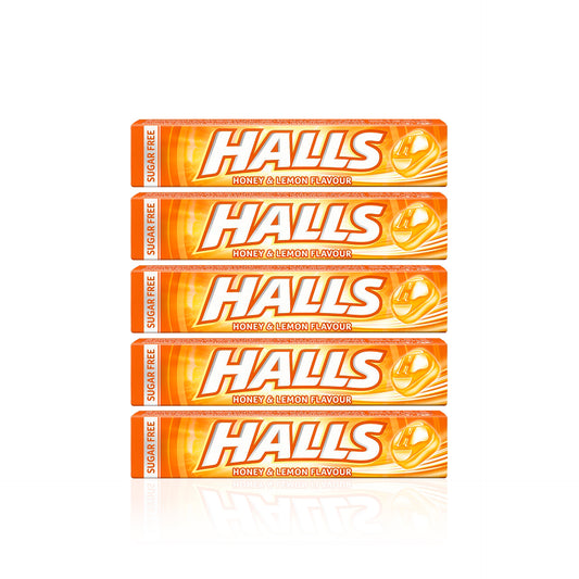 Halls Mel e Limão 33,5 gr - Pack 5 x 33,5 gr — embalagem