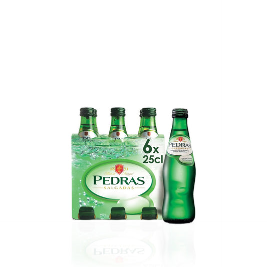 Pedras Salgadas Água com Gás TP 25 cl - Pack 6 x 25 cl