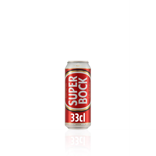 Super Bock Cerveja com Álcool Lata 33 cl SDR