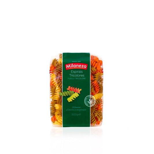 Milaneza Massa Espirais Tricolores 500 gr