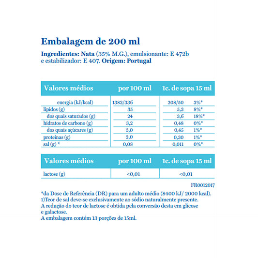 Mimosa Natas Sem Lactose 200 ml