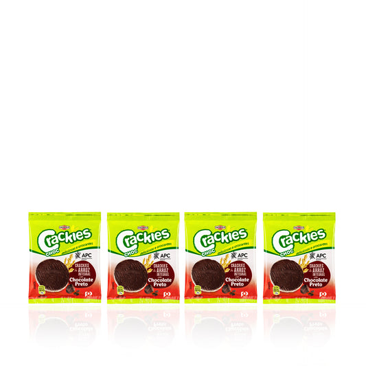 Crackies Caçarola Arroz Integral com Chocolate Preto 130 gr