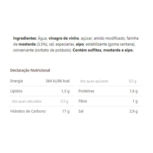 Dom Duarte Mostarda Top Down 220 gr