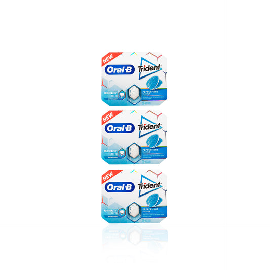 Trident Oral-B Peppermint 17 gr - Pack 3 x 17 gr