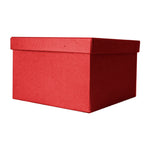 Caja de regalo cuadrada con purpurina.