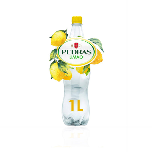 Pedras Limão Água com Gás Pet 1 L SDR — embalagem