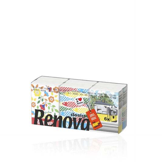 Renova Pop Design Pañuelos De Papel 6ud
