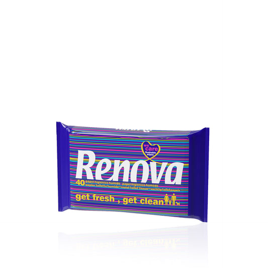 Renova Papel Higiénico Húmido Recarga 40 un