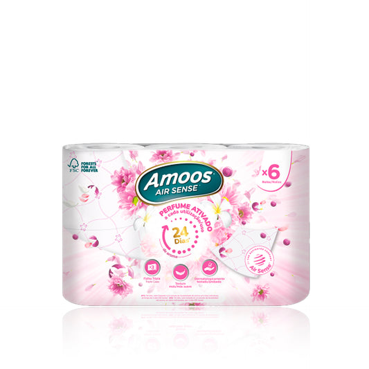 Amoos Papel Higiénico Air Sense 3F 6 Rolos