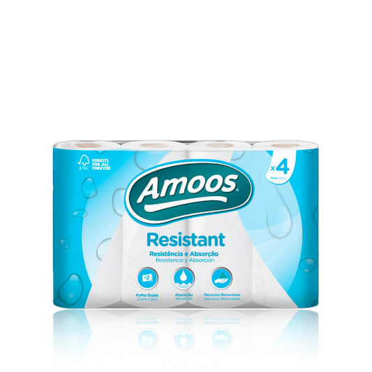 Amoos Rollo Cocina Resistente 2F 4 Rollos