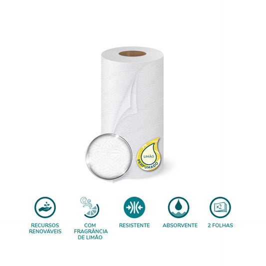 Amoos Rollo de Cocina Power Limón 2F 4 Rollos