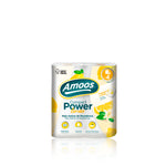 Amoos Rolo de Cozinha Power Limão 2F 4 Rolos — embalagem