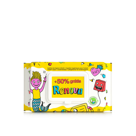 Renova Papel Higiénico Húmido Kids Recarga 60 un