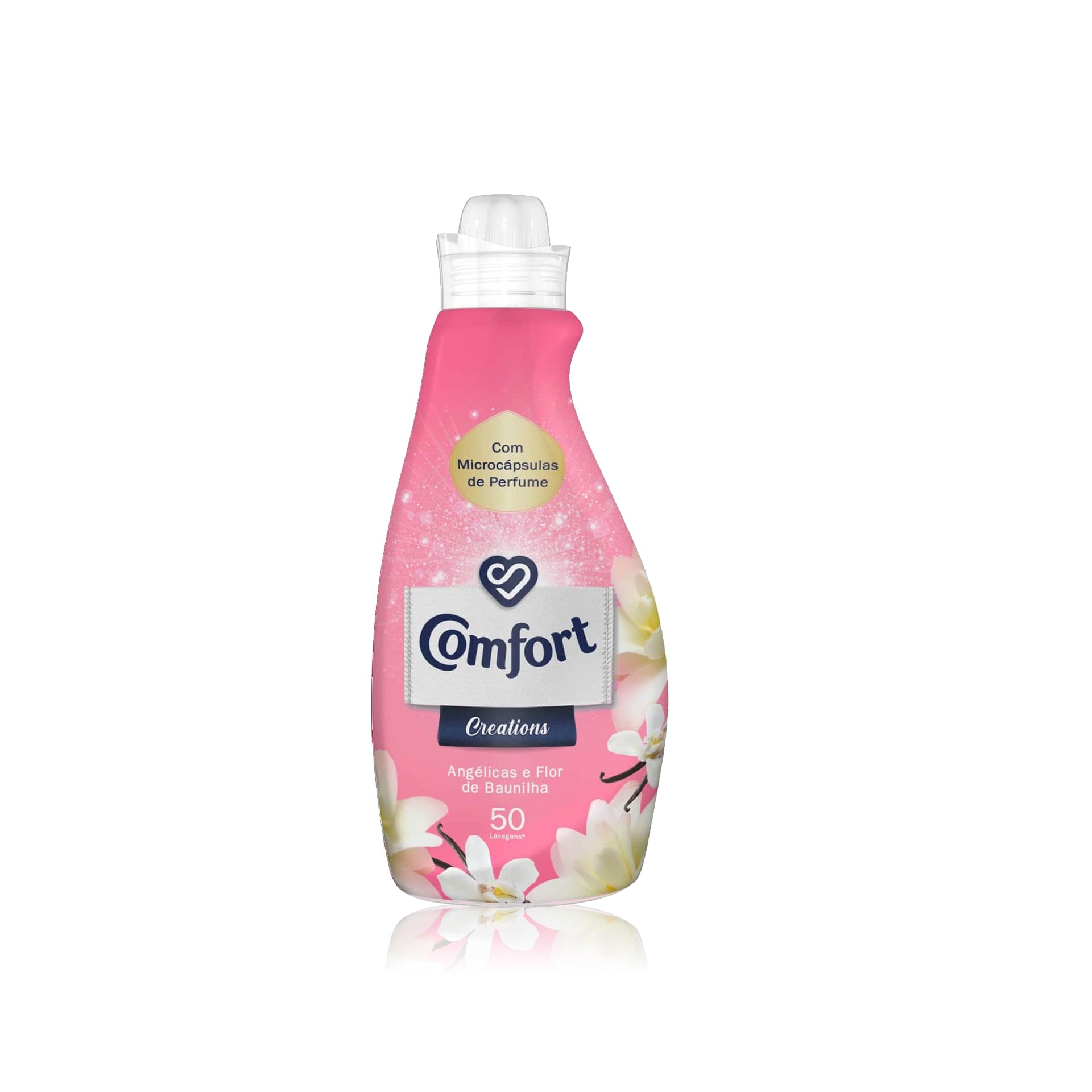 Comfort Fabric Conditioner Creations Angelicas &amp; Vanilla Flower 50 Dosis 1,1 L