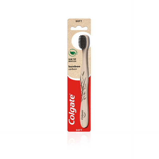 Colgate Escova Suave em Bambu 1 un — embalagem