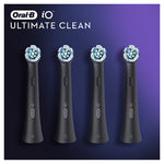 Oral-B Refill iO Ultimate Clean cepillo de dientes negro 4 uds