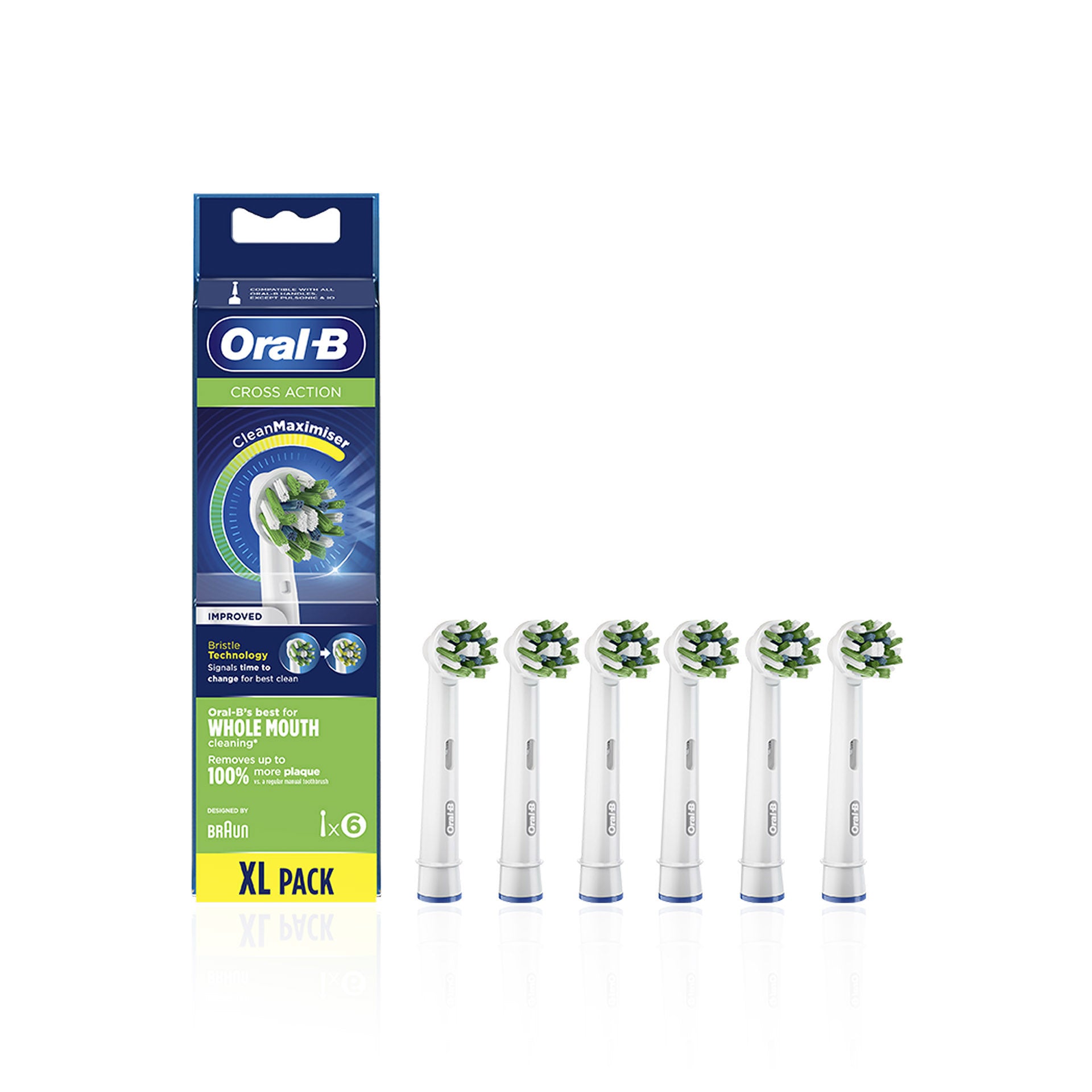 Oral-B CrossAction Cepillo Dental Recambio 6uds