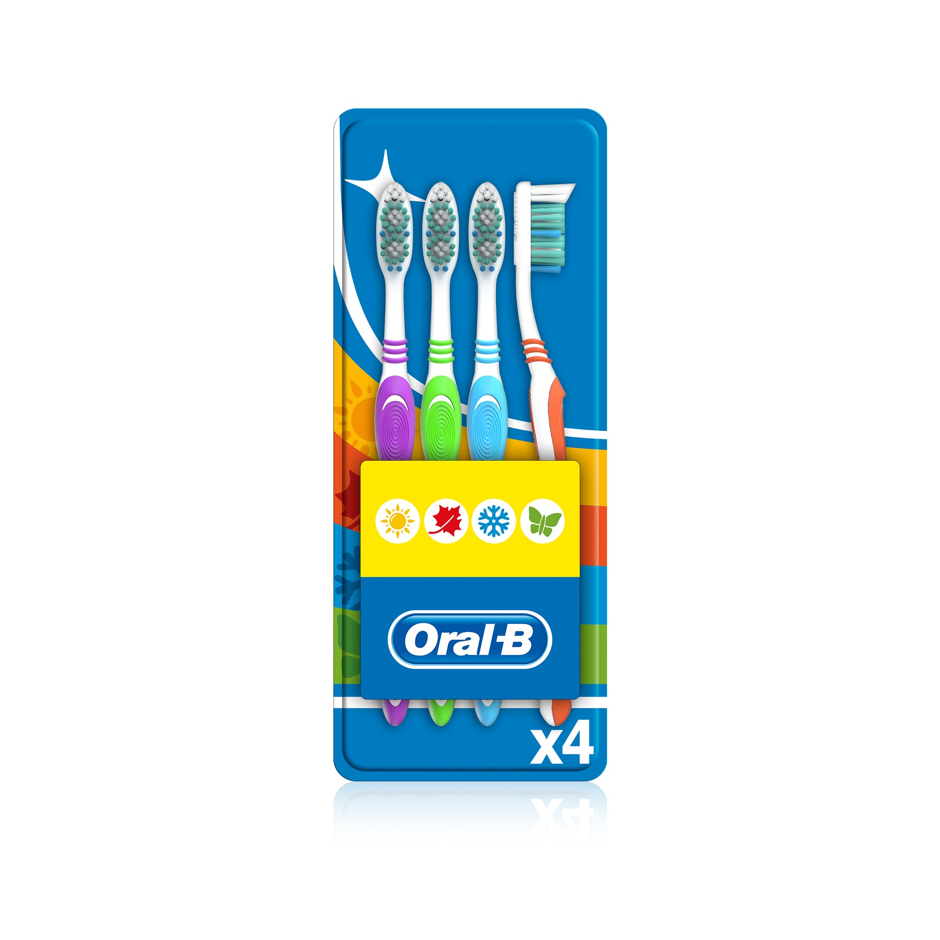 Oral-B 123 Shiny Clean Cepillo Dental 4uds