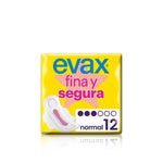 Evax Fina &amp; Segura Compresas Normales Con Solapas 12ud