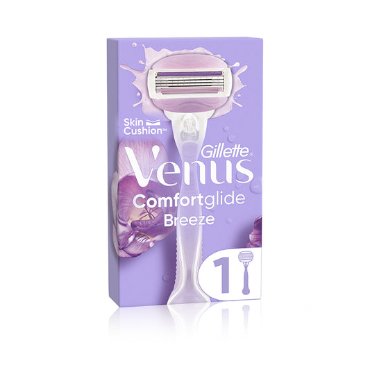 Gillette Venus Comfort Glide Breeze Máquina Depilatória com 1 Recarga