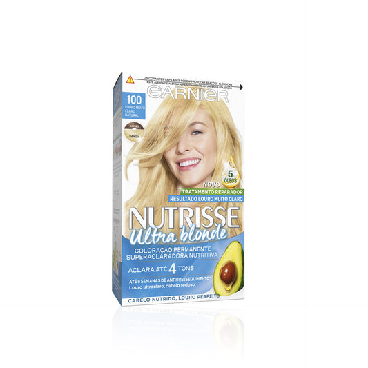 Garnier Nutrisse Coloração Permanente Creme Louro Muito Claro Natural 10.0