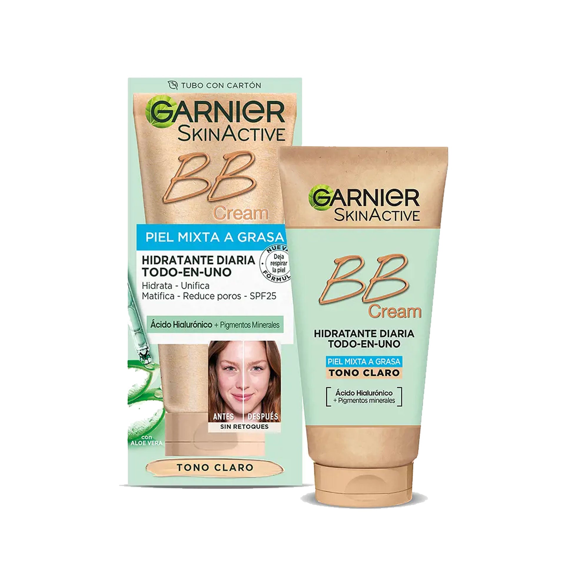 Garnier BB Cream Cuidado Aperfeiçoador Sublime Tudo em Um Tom Claro 40 ml