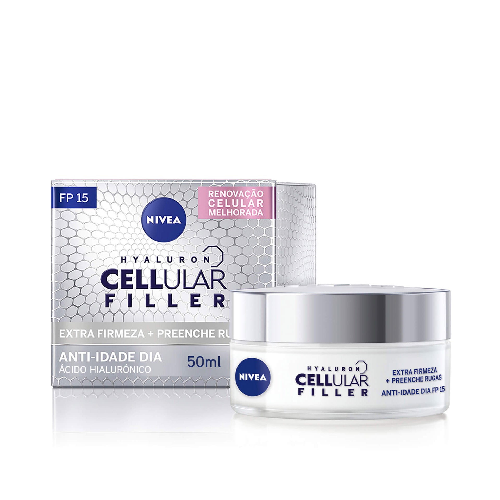 Nivea Cellular Filler Extra Firmeza Creme De Rosto De Dia Fp15 50 Ml 7389