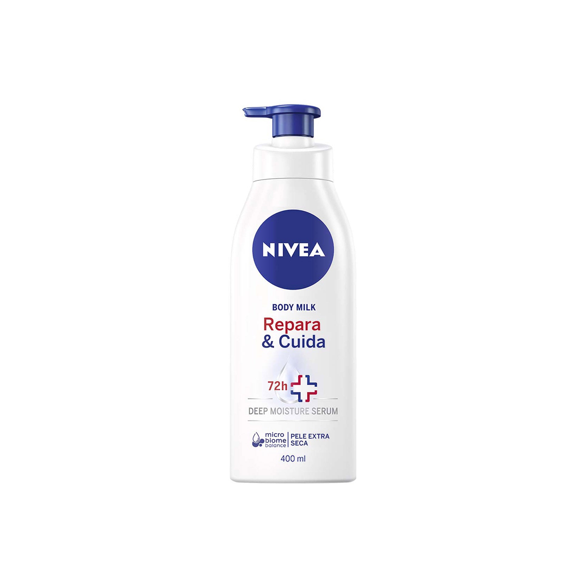 Nivea Repara & Cuida Leite Corporal Body Milk com Doseador para Pele Extra Seca 400 ml