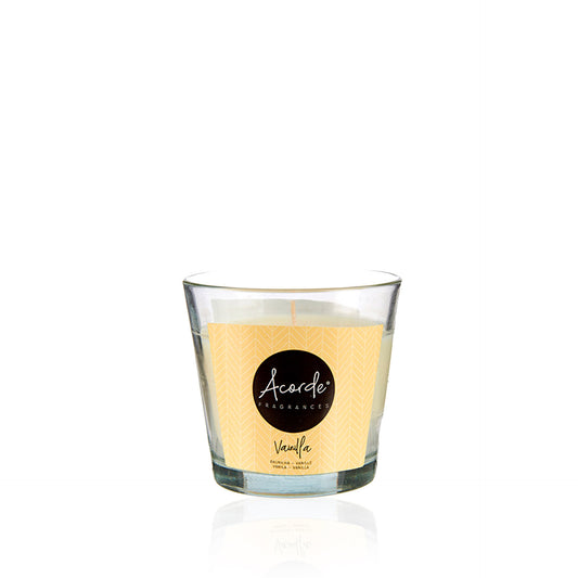Vela Perfumada em Copo de Vidro Baunilha