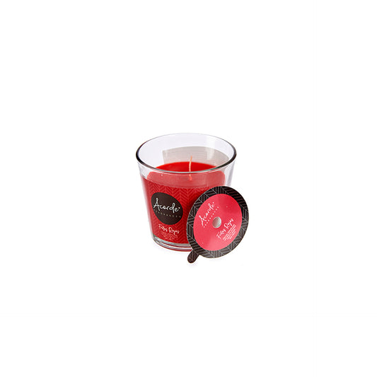 Vela Perfumada em Copo de Vidro Frutos Vermelhos