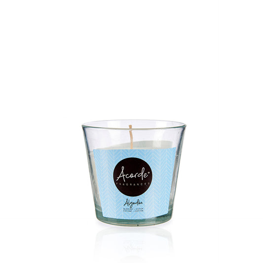 Vela Perfumada em Copo de Vidro Algodão