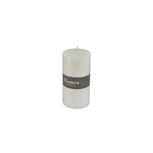 Basic Kool Vela Coluna Rústico Branco 10 cm