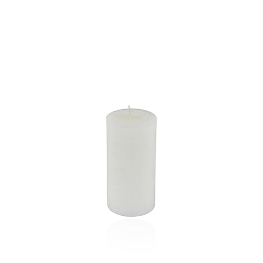 Basic Kool Vela Coluna Rústico Branco 10 cm