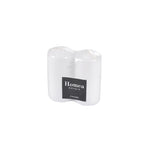 Vela Basic Kool Columna Blanco Rústico 13 cm