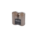 Basic Kool Conjunto 2 Velas Coluna Essentiel Taupe 10 cm