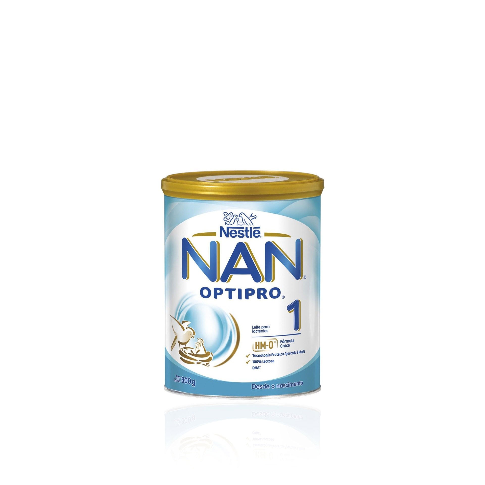 Nestlé Leite para Lactentes 1 Desde o Nascimento NAN Optipro 800 g